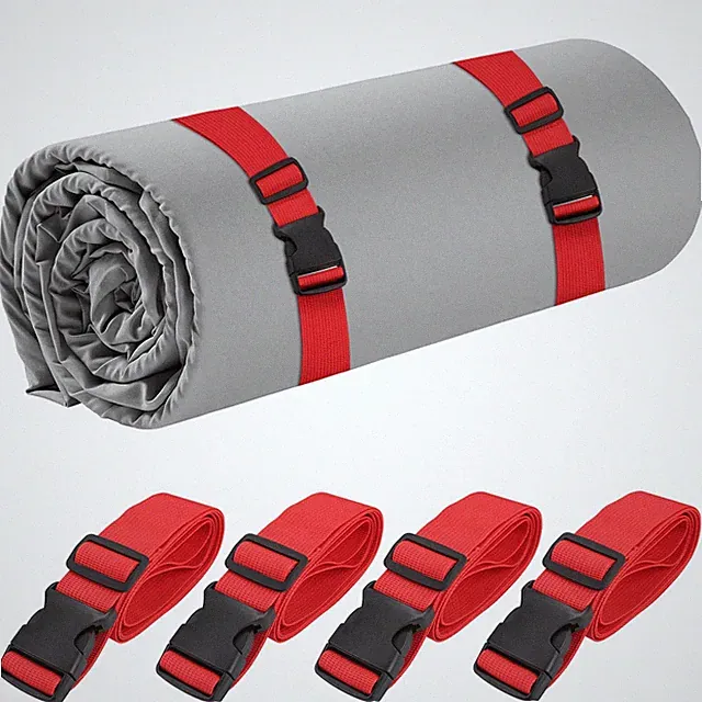 4 Pcs Mattress Topper Straps,63" L x 1.5" W,Adjustable Foam Mattresses Packin...