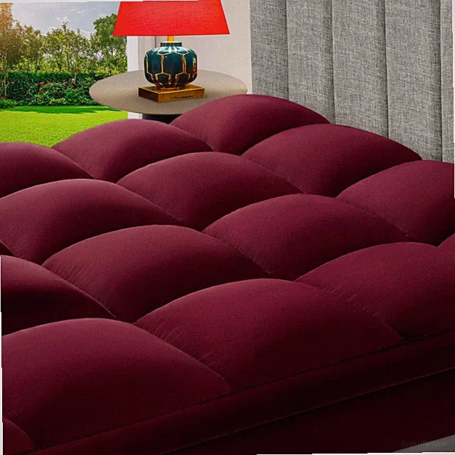 King Mattress Topper, Extra Thick Pillow Top Mattress Pad for Back Pain , Coo...
