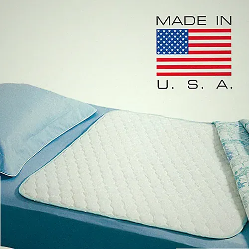 Reusable Washable 8oz Waterproof Bed Underpad Pad Heavy Duty 34" x 36" - 1 Each